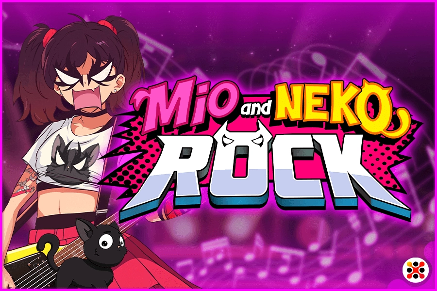 Mio and Neko Rock slot by Mancala Gaming - 95% RTP