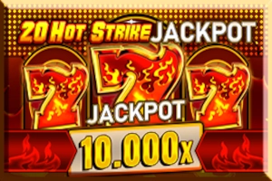 20 Hot Strike Jackpot slot by Tiptop - 96% RTP