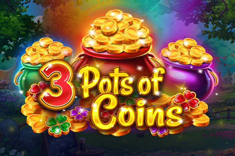 3 Pots of Coins slot by Qora Games - 96% RTP