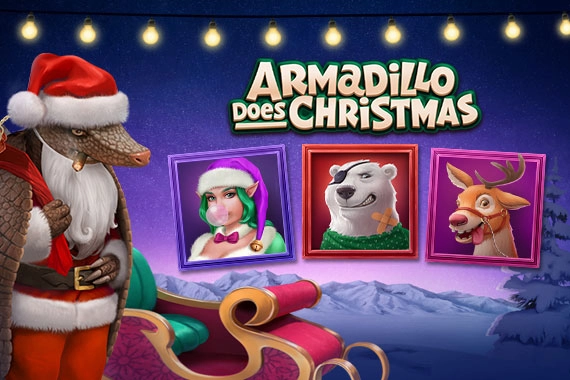 Armadillo Does Christmas slot by Armadillo Studios