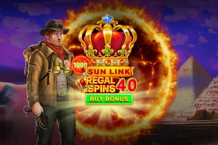 Regal Spins 40 Sun Link slot by Pateplay - 96.22% RTP