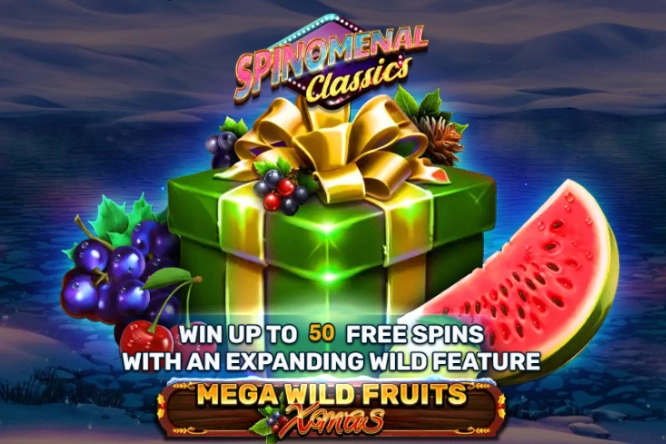 Mega Wild Fruits - Xmas slot by Spinomenal