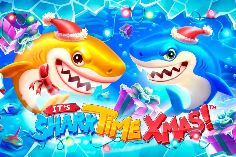 It's Shark Time Xmas slot by ElaGames - 95.3% RTP