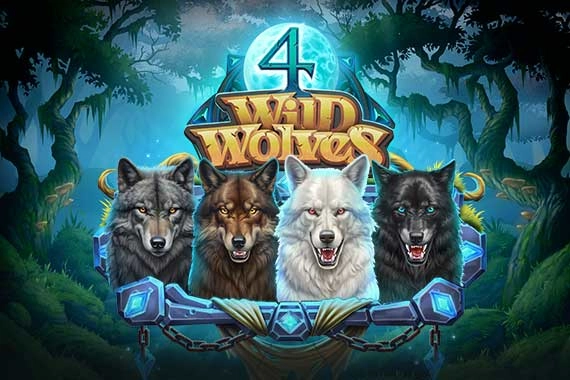 4 Wild Wolves slot by Armadillo Studios - 96.21% RTP