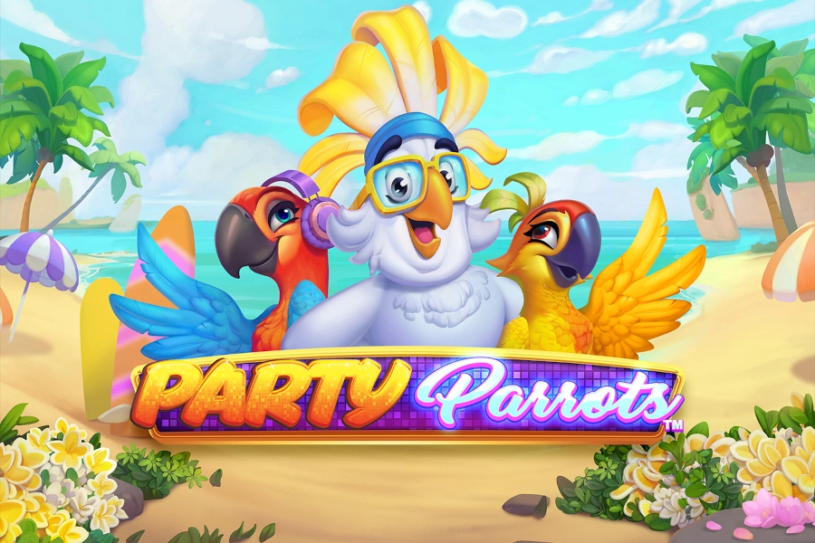 Party Parrots slot by Greentube - 94.06% RTP