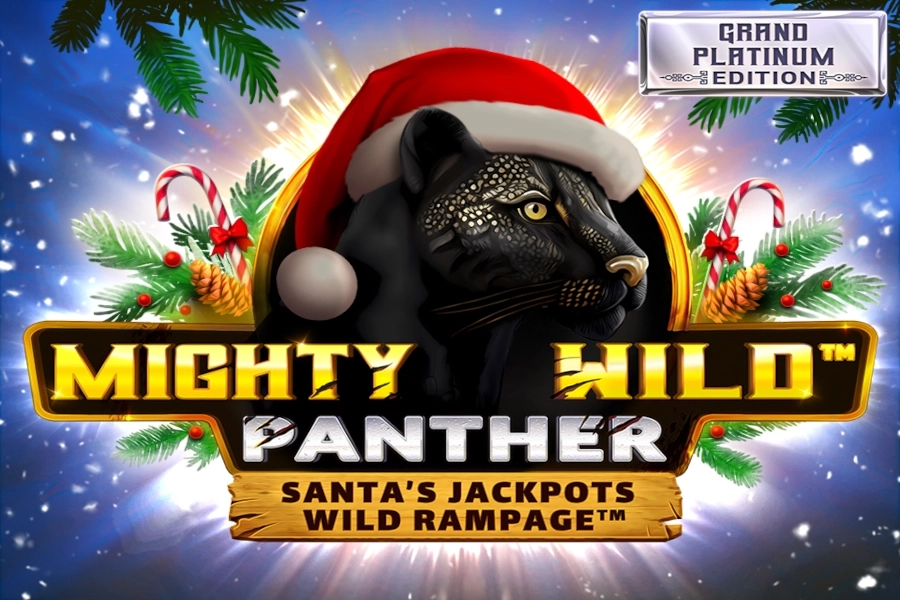 Mighty Wild: Panther Grand Platinum Edition Santa's Jackpots slot by Wazdan - 96.12% RTP