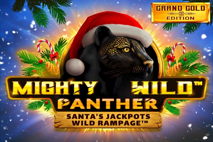 Mighty Wild: Panther Grand Gold Edition Santa's Jackpots slot by Wazdan - 96.15% RTP