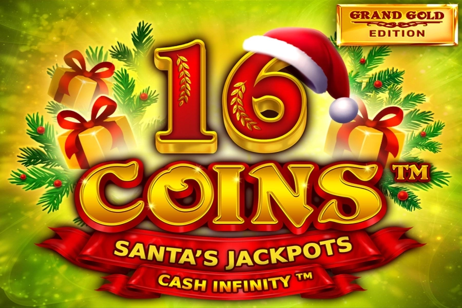 16 Coins Grand Gold Edition Santa's Jackpots slot by Wazdan - 96.16% RTP