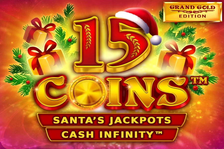 15 Coins Grand Gold Edition Santa's Jackpots slot by Wazdan - 96.18% RTP