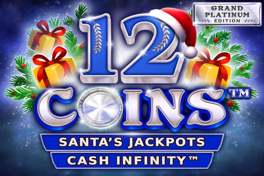 12 Coins Grand Platinum Edition Santa's Jackpots slot by Wazdan - 96.15% RTP