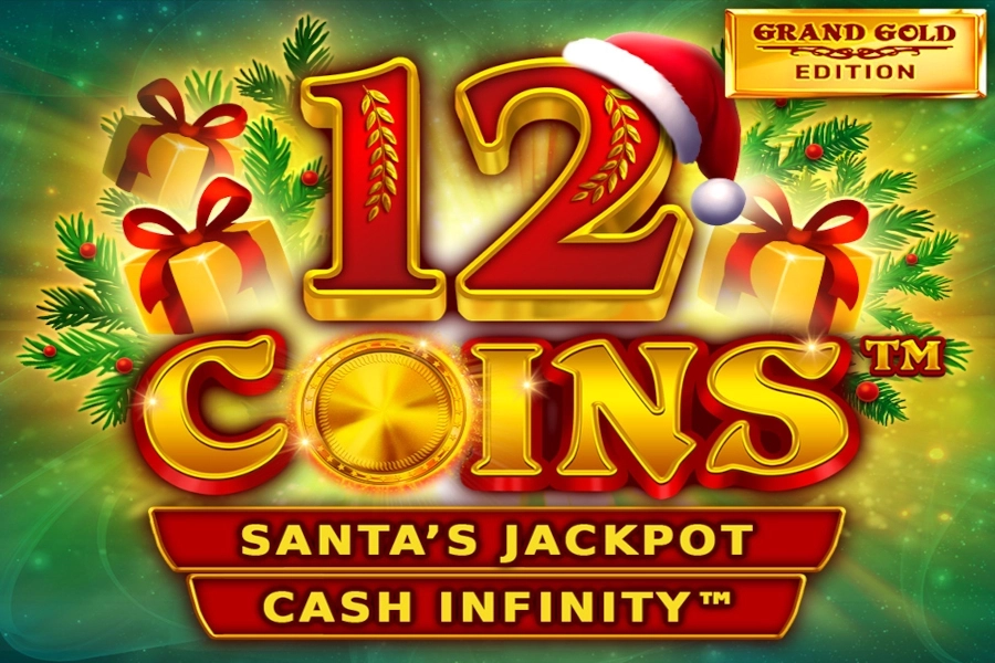 12 Coins Grand Gold Edition Santa's Jackpots slot by Wazdan - 96.13% RTP