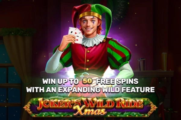Joker's Wild Ride - Xmas slot by Spinomenal