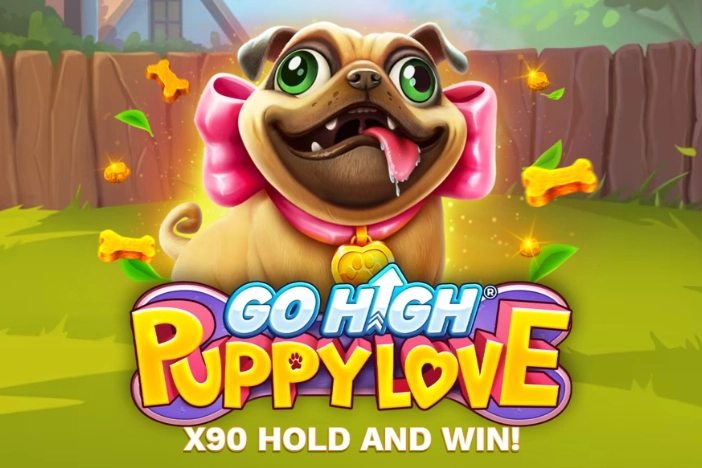 Go High Puppy Love slot by RubyPlay - 96.37% RTP