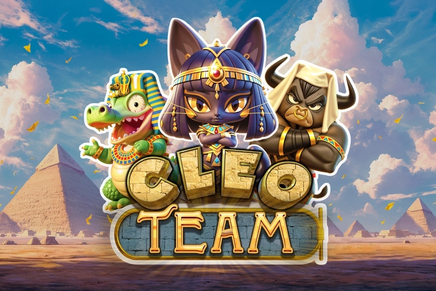Cleo Team slot by Red Rake Gaming - 95.3% RTP