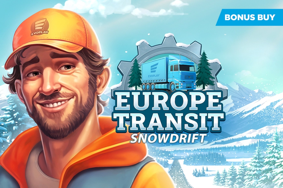 Europe Transit Snowdrift slot by Evoplay - 96.18% RTP