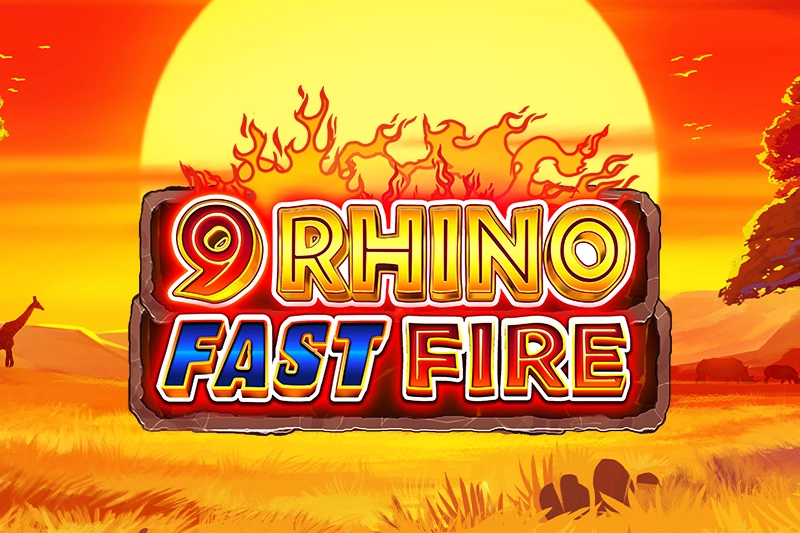 9 Rhino Fast Fire slot by Realistic Games - 96.22% RTP
