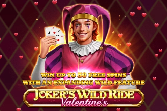 Joker's Wild Ride Valentine's slot by Spinomenal