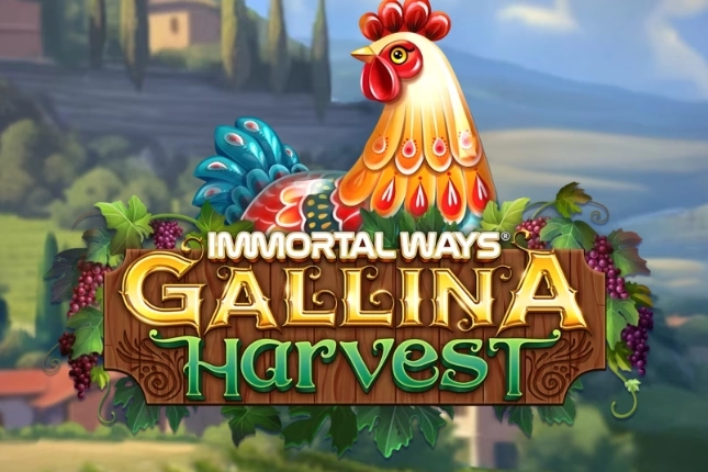 Immortal Ways Gallina Harvest slot by RubyPlay - 96.3% RTP
