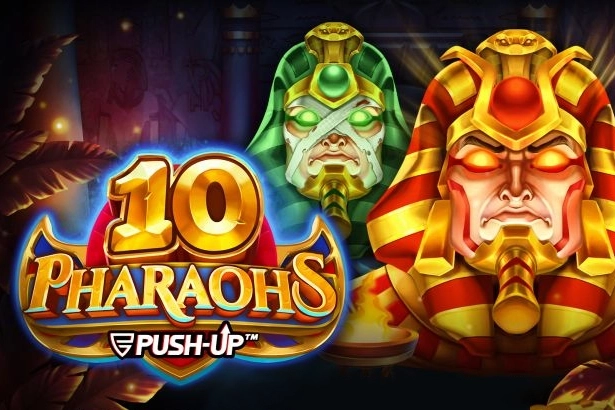 10 Pharaohs slot by Push Gaming - 94.47% RTP