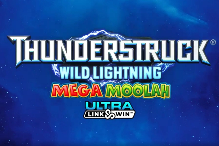 Thunderstruck Wild Lightning Mega Moolah slot by Stormcraft Studios