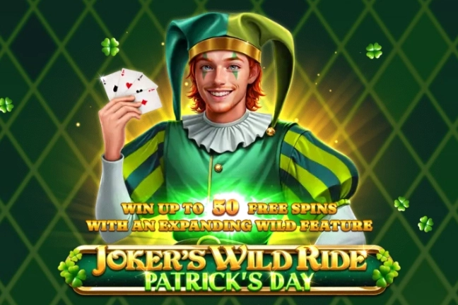 Joker's Wild Ride Patrick's Day slot by Spinomenal