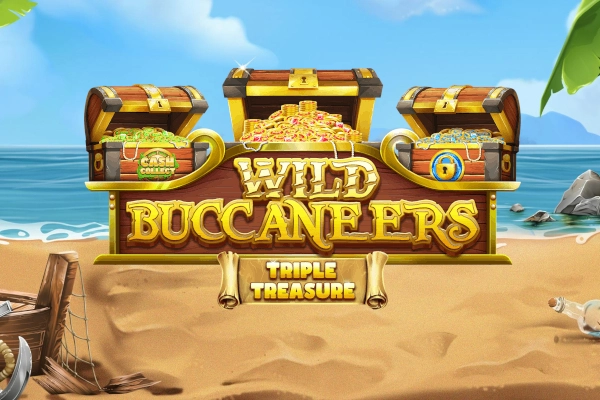 Wild Buccaneers Triple Treasure slot by Four Leaf Gaming - 96.13% RTP