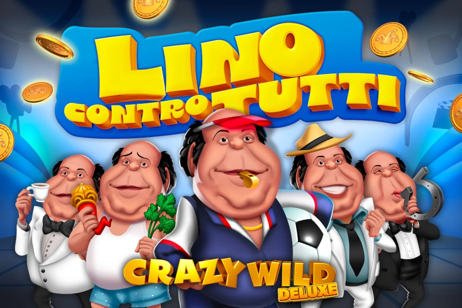 Lino Contro Tutti Crazy Wild Deluxe slot by Giocaonline - 96.54% RTP
