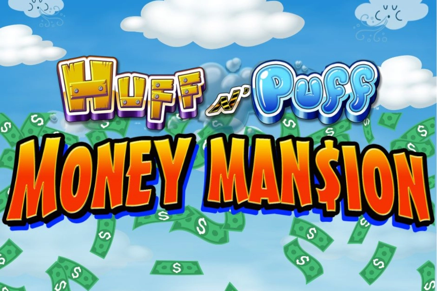 Huff N' Puff Money Mansion slot by Light & Wonder