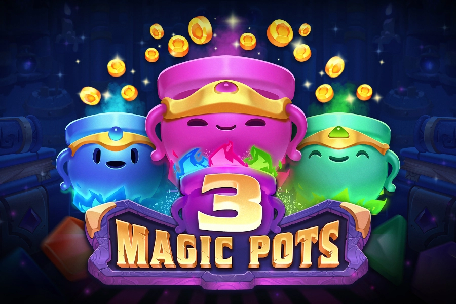 3 Magic Pots slot by Push Gaming - 94.25% RTP