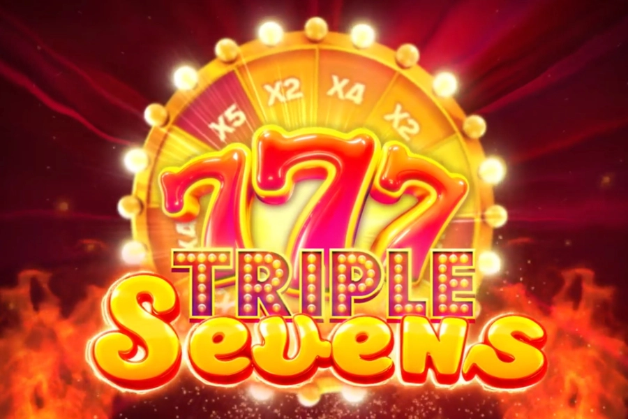 Triple Sevens slot by PopOK Gaming - 96.37% RTP