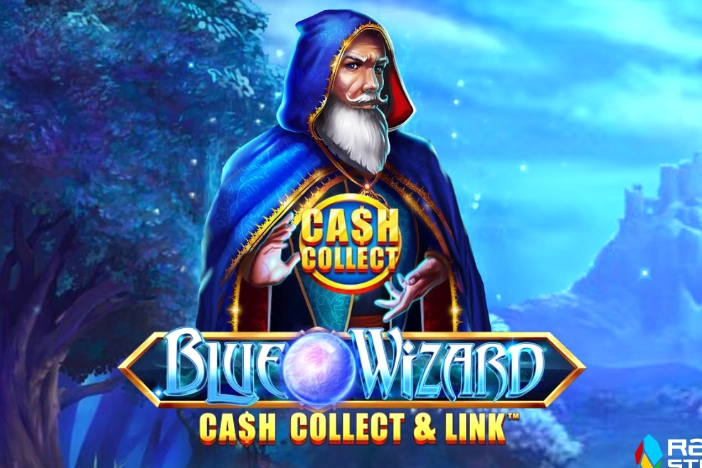 Blue Wizard Cash Collect & Link slot by Playtech - 95.88% RTP