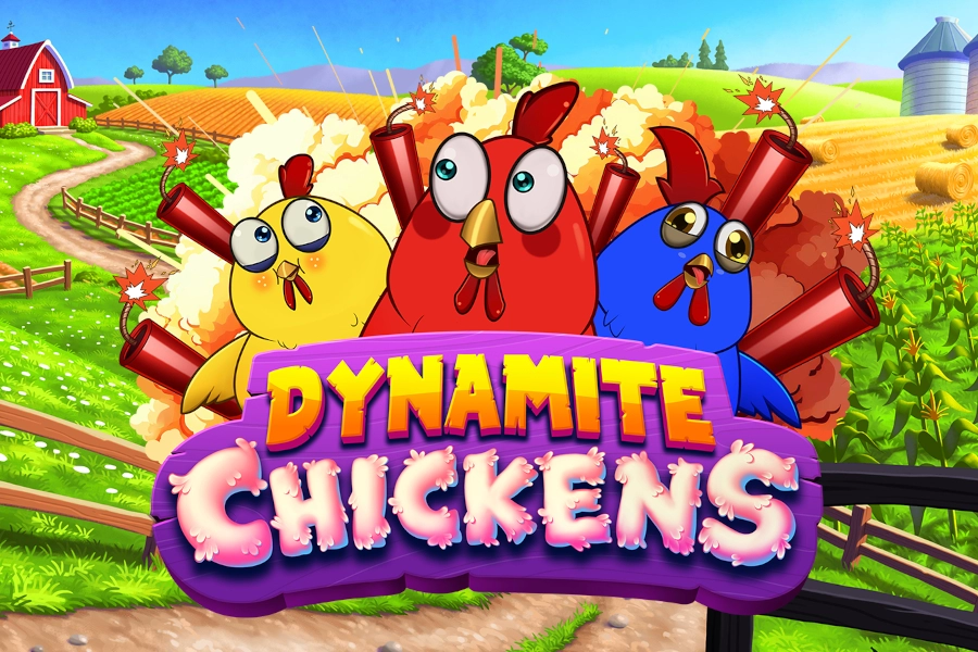 Dynamite Chickens slot by Crucible Gaming - 96.08% RTP