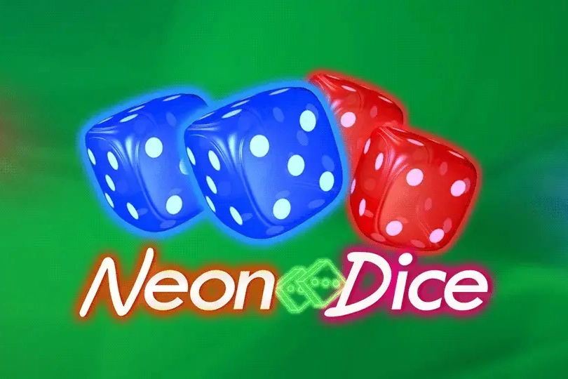 Neon Dice slot by Amusnet