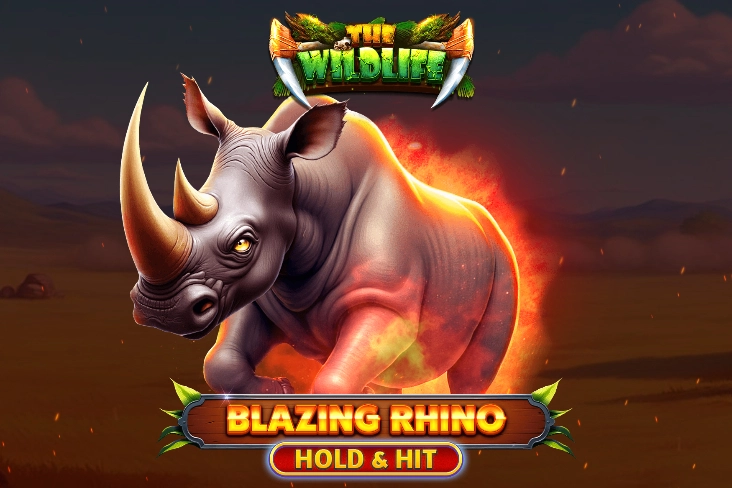 Blazing Rhino Hold & Hit slot by Spinomenal