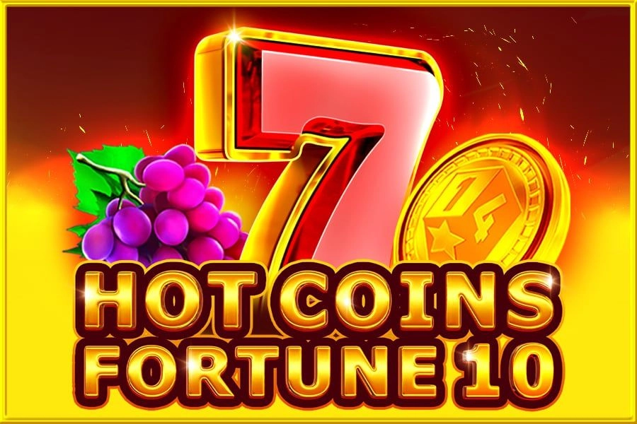Hot Coins Fortune 10 slot by 1spin4win - 97.2% RTP