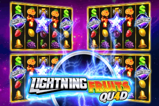 Lightning Fruits Quad slot by GMW