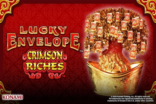 Lucky Envelope Crimson Riches slot by Konami