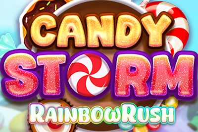 Candy Storm Rainbow Rush slot by Manna Play - 97% RTP