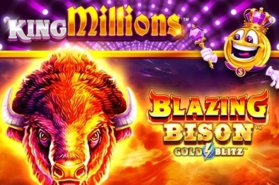 Blazing Bison Gold Blitz King Millions slot by Fortune Factory Studios