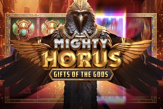 Mighty Horus Gifts of the Gods slot by Jelly