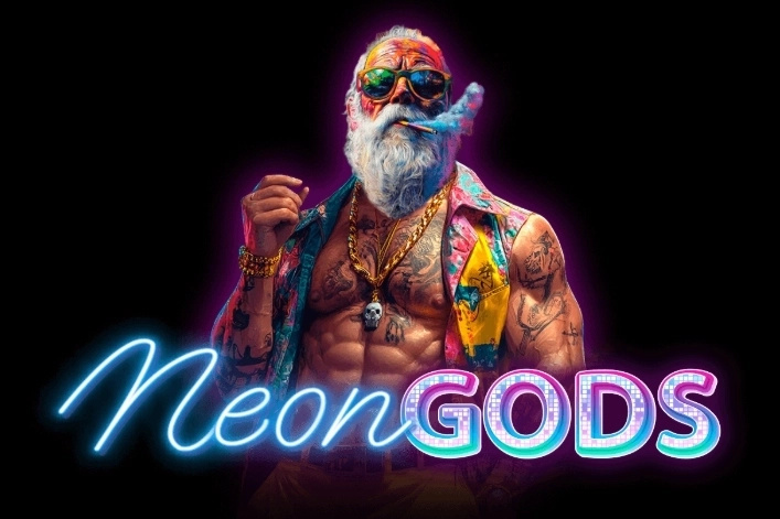 Neon Gods slot by SlotoLand - 95% RTP
