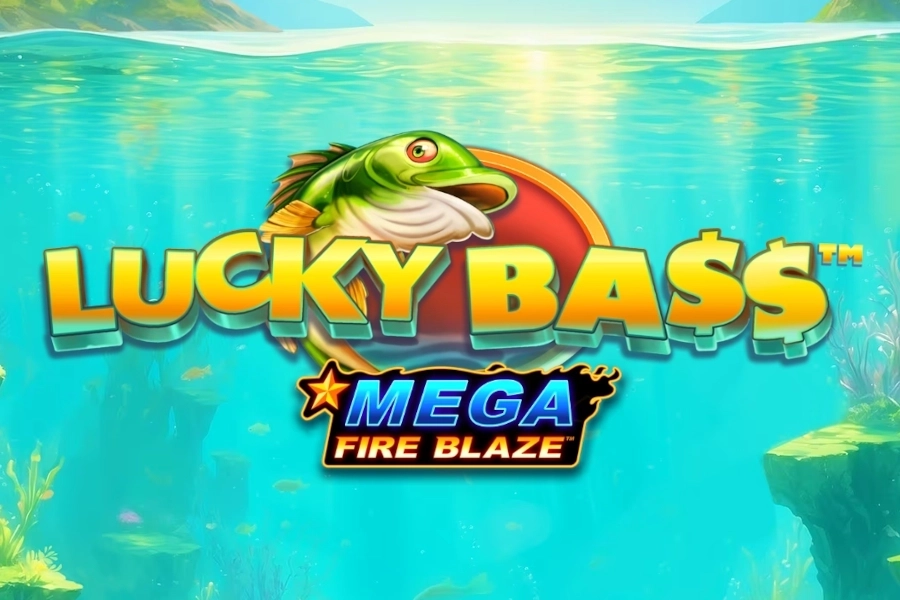 Lucky Bass Mega Fire Blaze slot by Playtech - 95.9% RTP