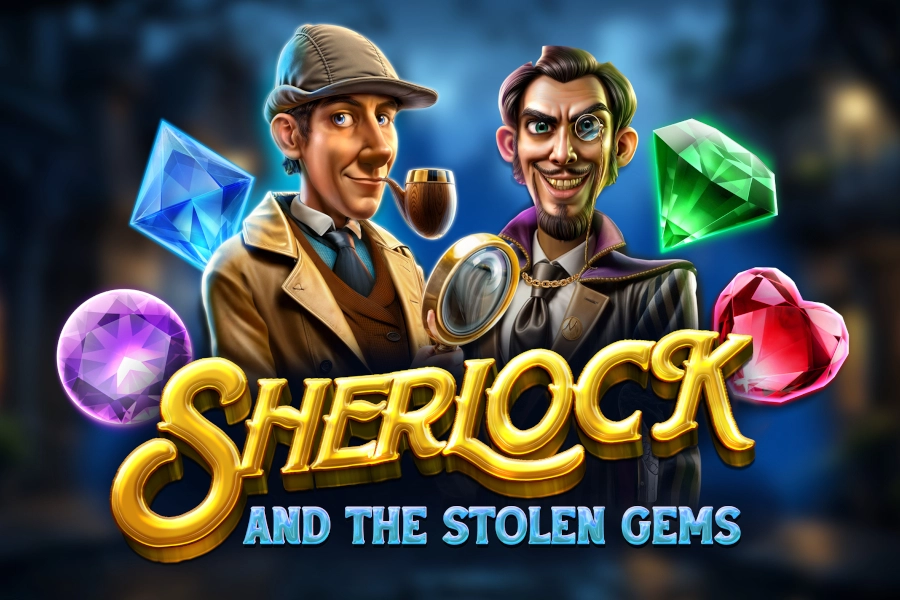 Sherlock and the Stolen Gems slot by Red Rake Gaming