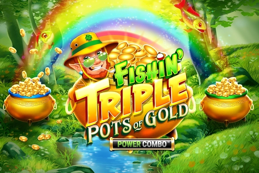 Fishin' Triple Pots of Gold Power Combo slot by Gameburger Studios
