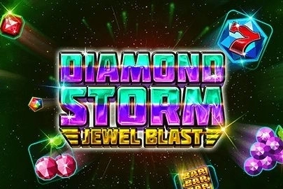 Diamond Storm Jewel Blast slot by Manna Play