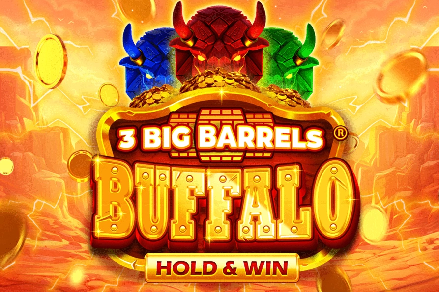 3 Big Barrels Buffalo slot by Koala Games