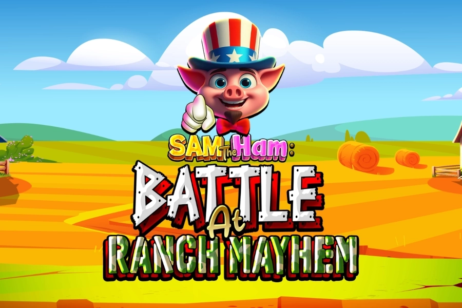 Sam the Ham Battle at Ranch Mayhem slot by WMG