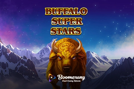 Buffalo Super Stars slot by Boomerang Studios