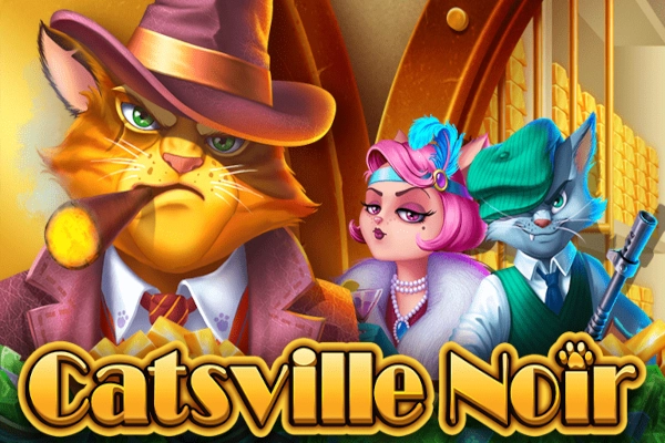 Catsville Noir slot by PlayBro