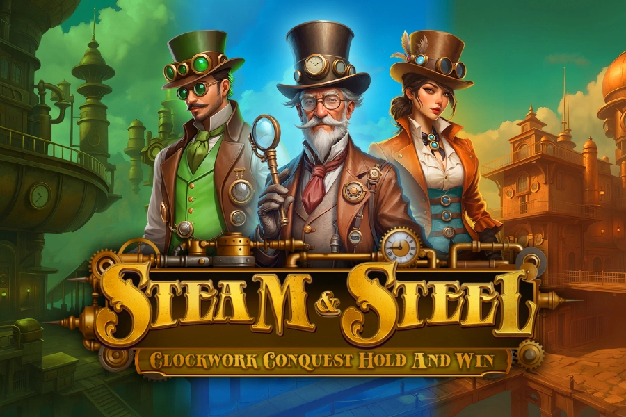 Steam & Steel - Clockwork Conquest slot by CasinoWebScripts